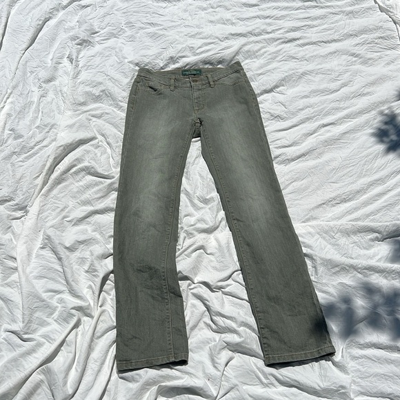 Ralph Lauren Women's Green Wash Classic Straight Fit Jeans - Picture 3 of 7